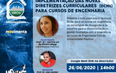 WEBINAR: OS DESAFIOS PARA IMPLEMENTAÇÃO DAS NOVAS DIRETRIZES CURRICULARES (DCNs) PARA CURSOS DE ENGENHARIA