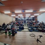 Palestra sobre válvulas e dispositivos de proteção em sistemas de abastecimento de água, proferida pelo Engenheiro Marcelo Mitsuyuki da Bermad