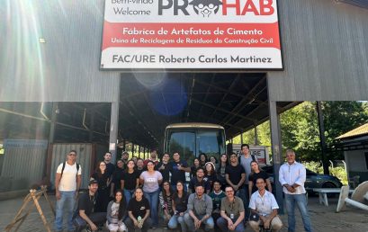 Visita a FAC / URE na disciplina de Manejo de Resíduos Sólidos acompanhada pelo Acenir Magalhães da Prohab